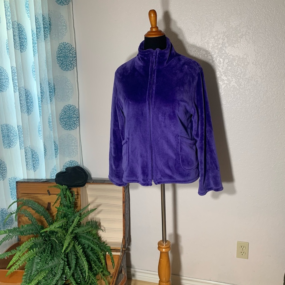 ZENistia deep purple soft jacket